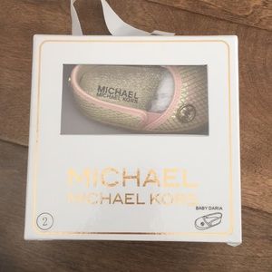 Baby Michael Kors Flats Size 2, Brand New in Box